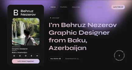 Behruz Nezerov Portfolio Website