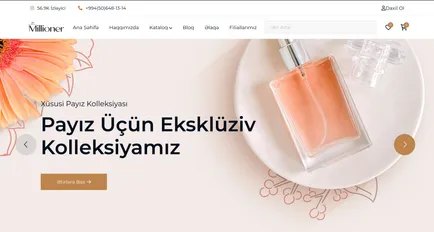 Millioner Perfume Website